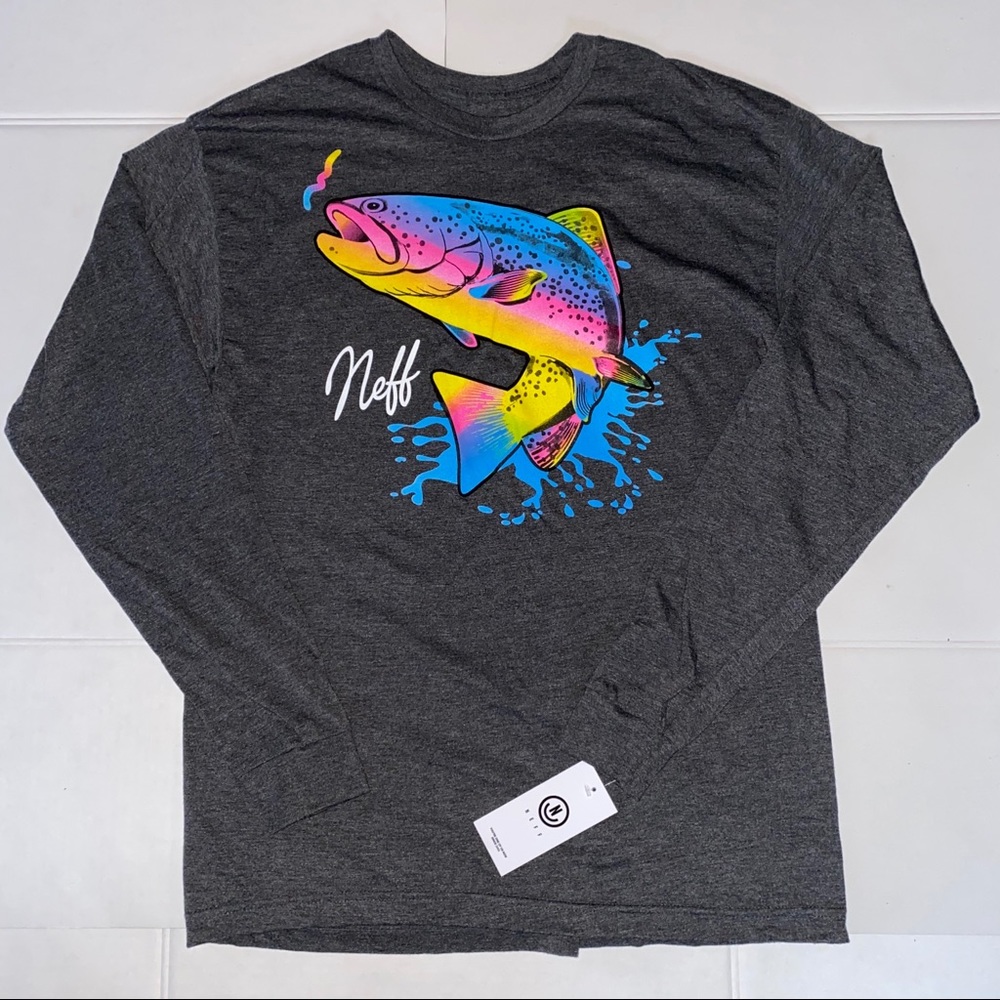 Neff long sleeve graphic tee NWT